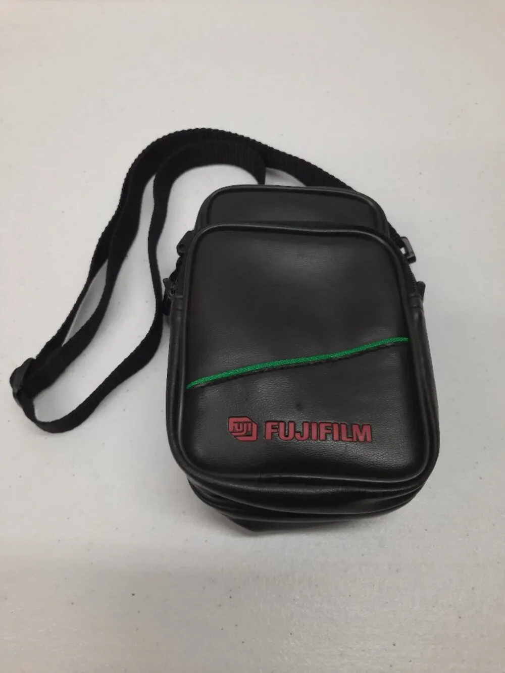 Vintage Fujifilm Camera Case Bag Black Belt Loop Strap 90s Y2K Film Accessories